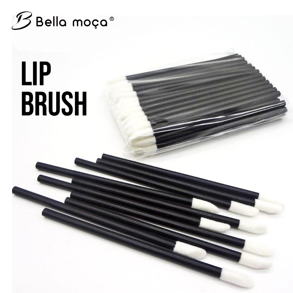 Eyelash Extension Cleaning - 50 Pcs Lip Brush Hollow Disposable