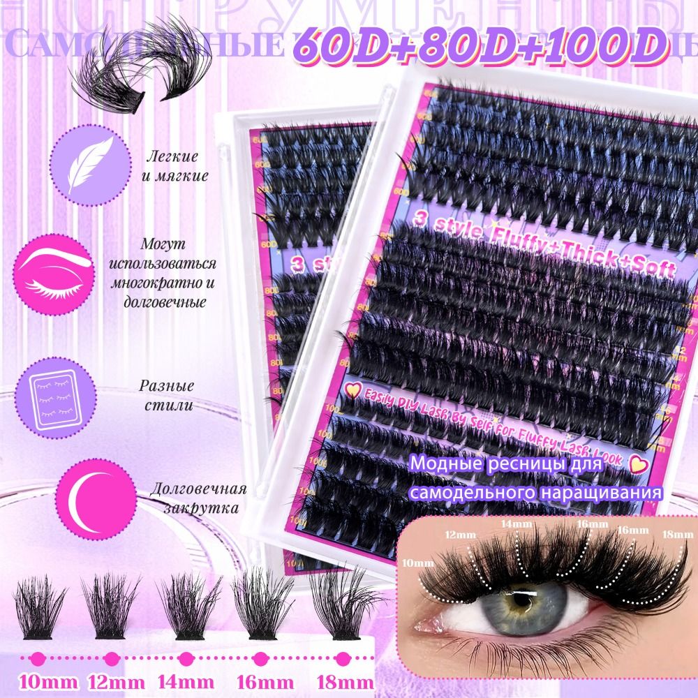 Eyelash Extension Look - Natural Look False Eyelashes Bond and
