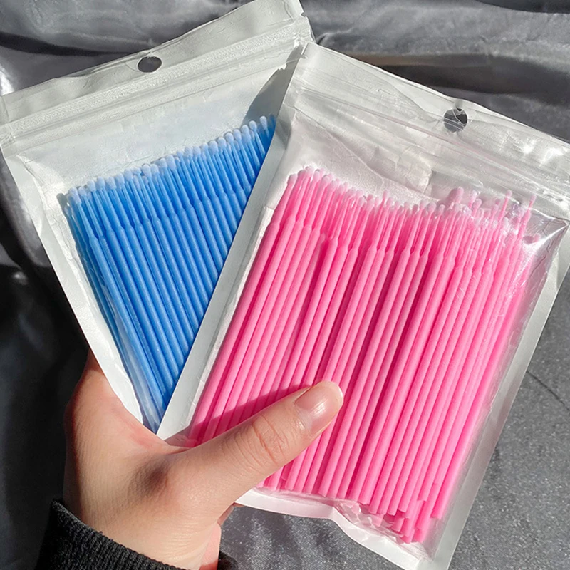 Eyelash Extension Cleaning - 100Pcs Eyelash Cleaning Brush Lash Extension