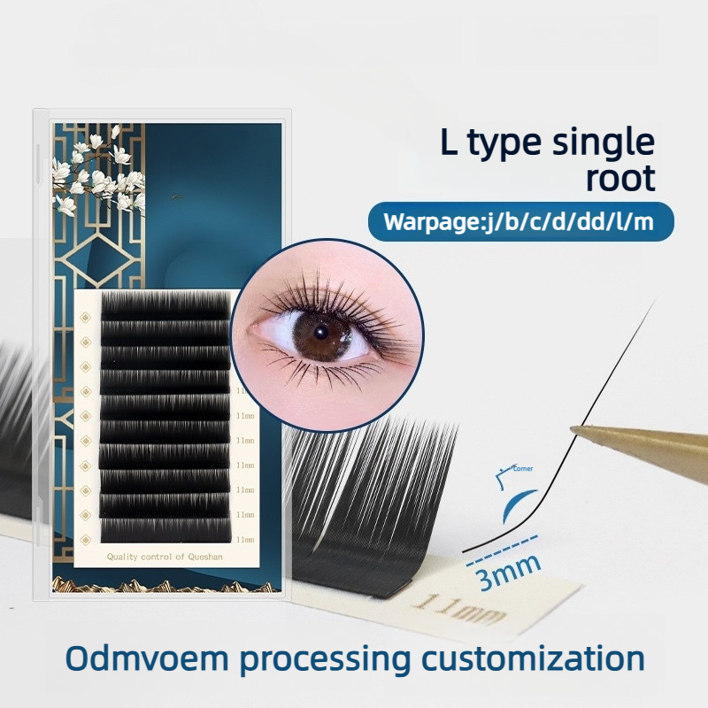 Eyelash Extension Japanese Style - Premium Silk Protein Mink Lashes 0.07