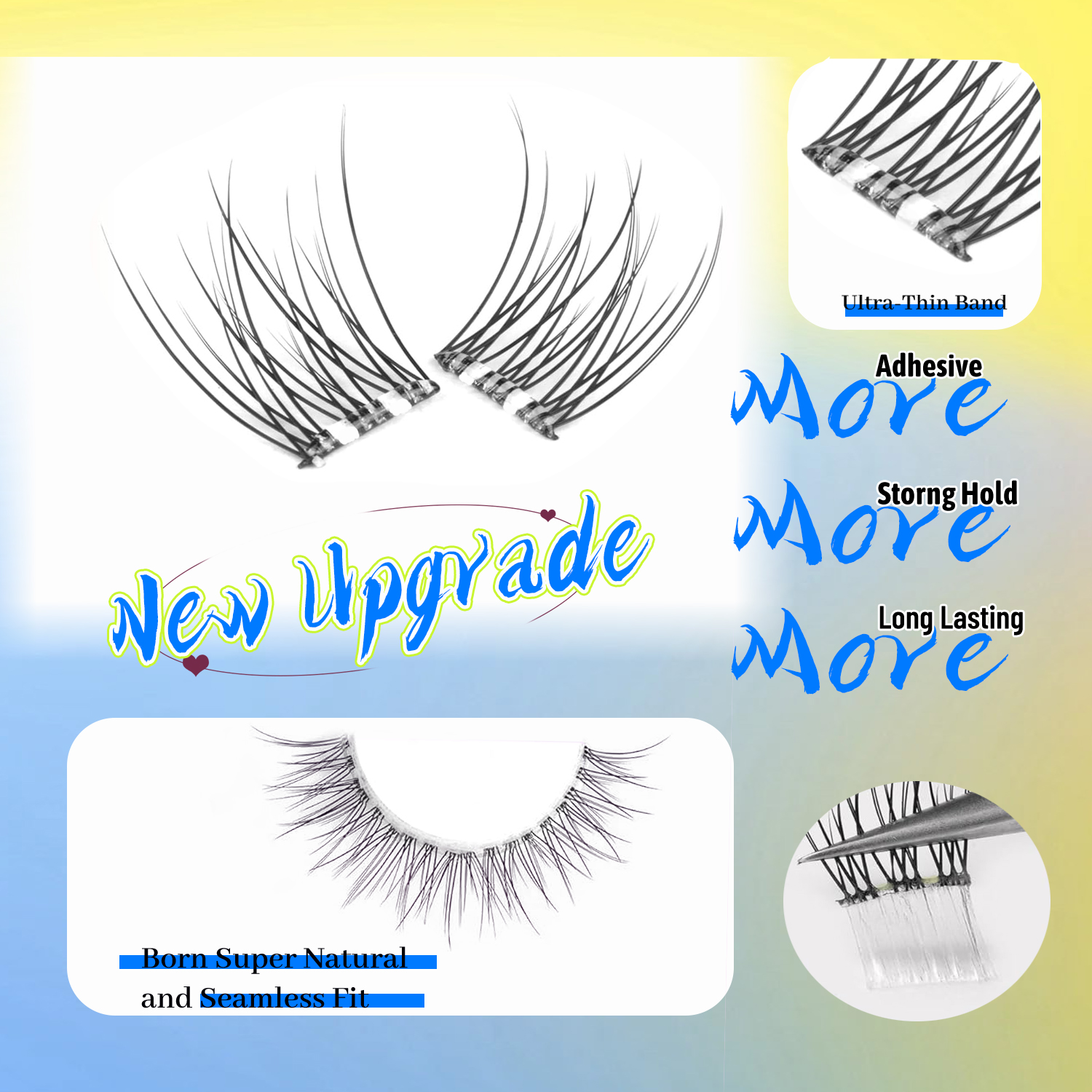 Self-Adhesive Mermaid False Ey - Eyelash Extension Japanese Style 리뷰 및 가격