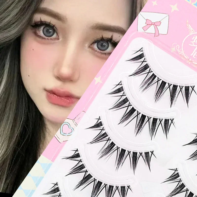 5-pair Manga Eye A Shaped Fals - Eyelash Extension Douyin 리뷰 및 가격