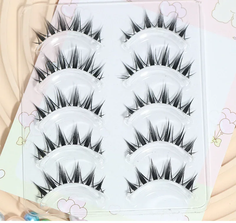 5-pair Manga Eye A Shaped Fals - Eyelash Extension Douyin 리뷰 및 가격