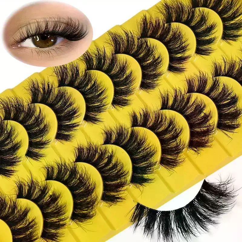 10 Pairs Eye Eyelashes 5D Fluf - Eyelash Extension Look 리뷰 및 가격