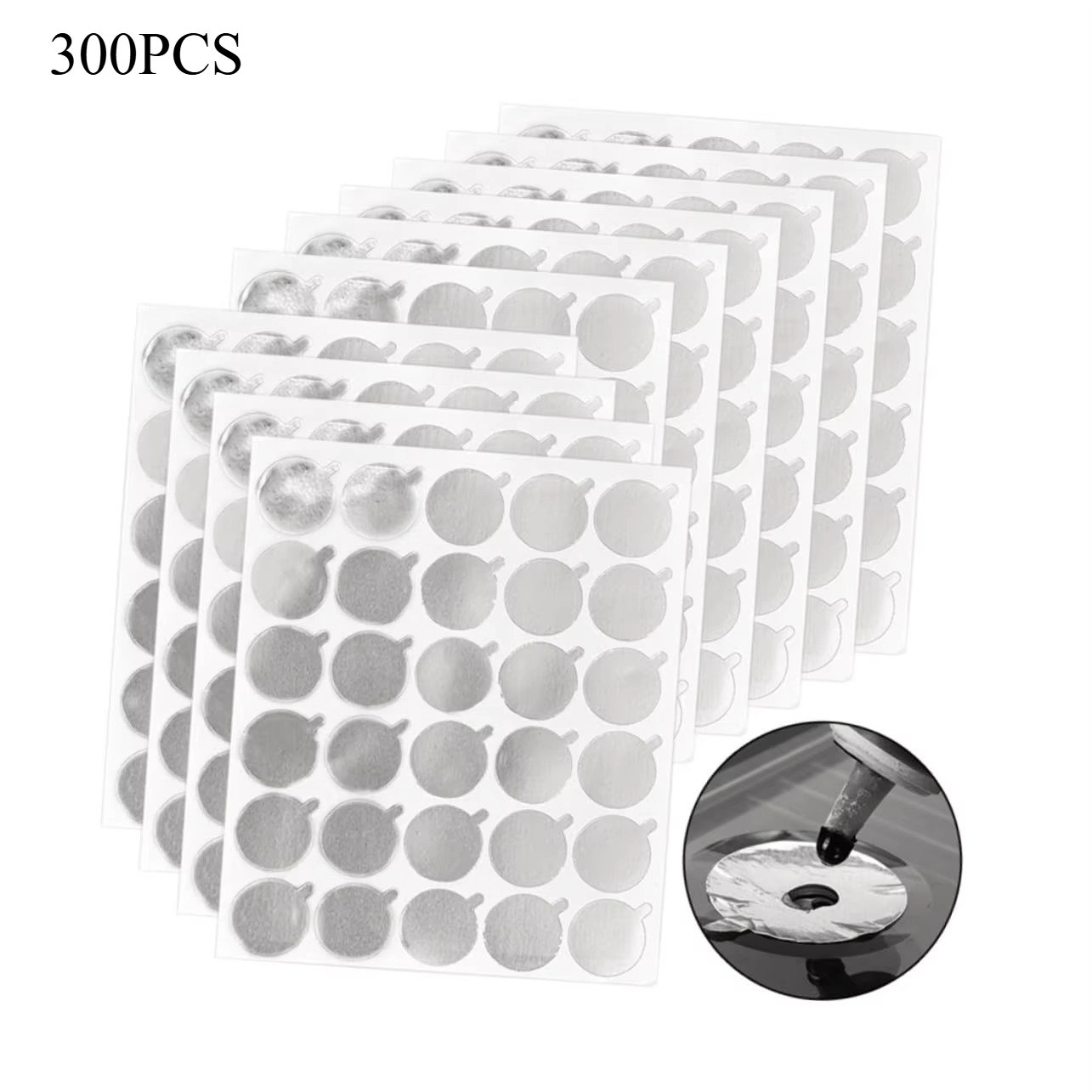 300pcs Foil Sticker Pads(10 Sh - Eyelash Extension Look 리뷰 및 가격