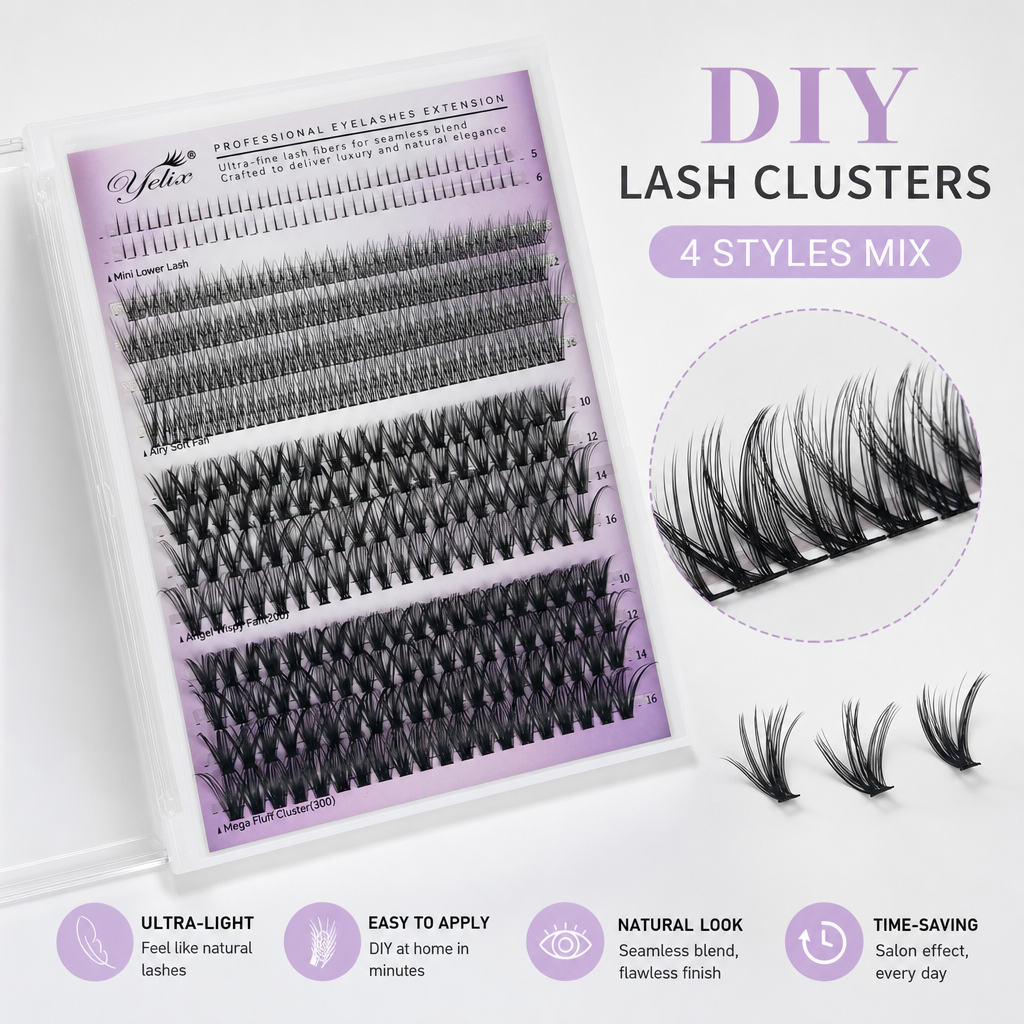 Yelix DIY Clusters Lashes Big  - Eyelash Extension Volume 리뷰 및 가격