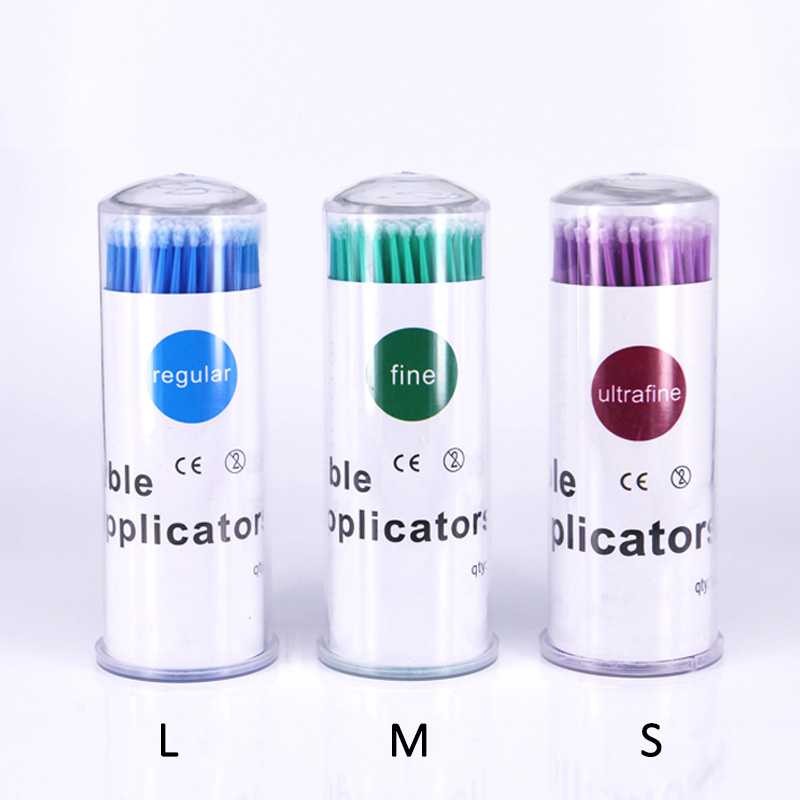 100Pcs/bottle MicroBrush For E - Eyelash Extension Cleaning 리뷰 및 가격