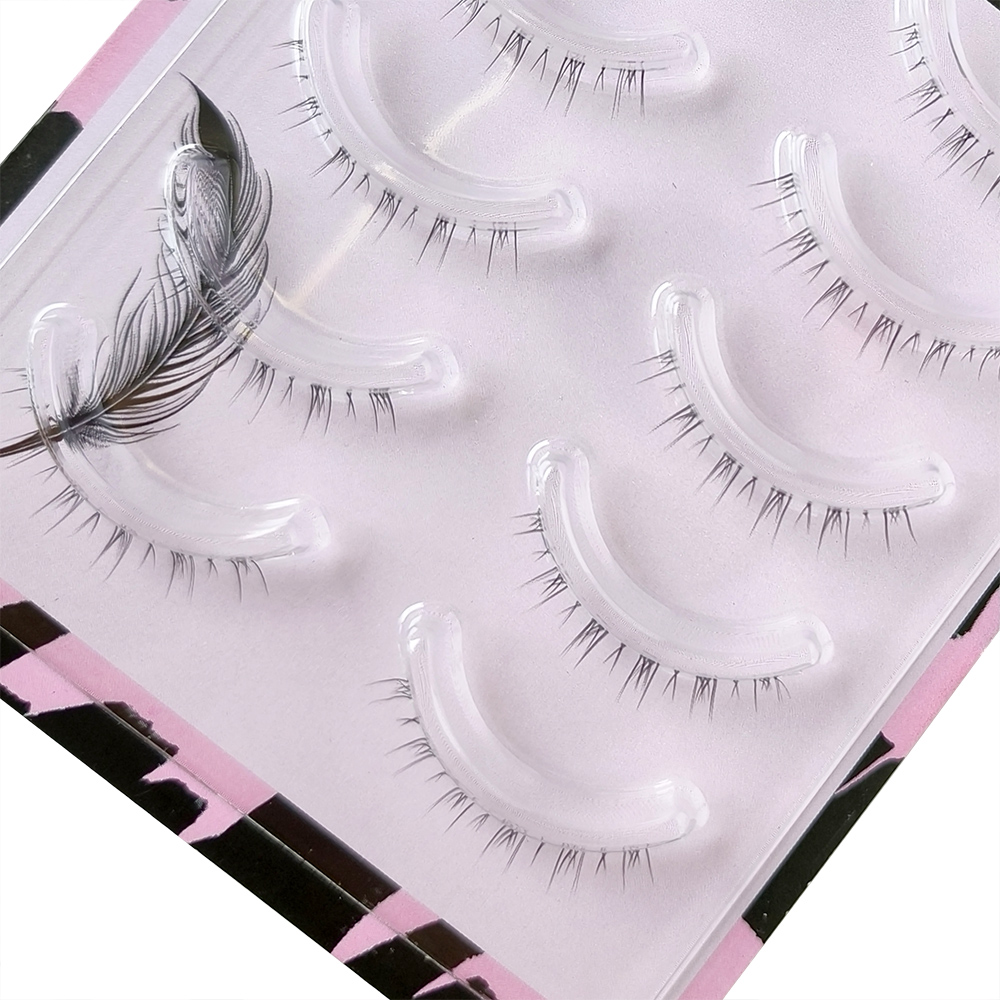 5 Pair Clear Band Lower Eyelas - Eyelash Extension Douyin 리뷰 및 가격