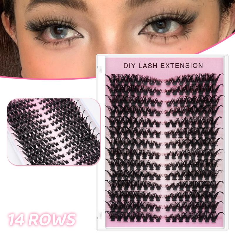 14 Rows Cluster Eyelash Extens - Eyelash Extension Volume 리뷰 및 가격