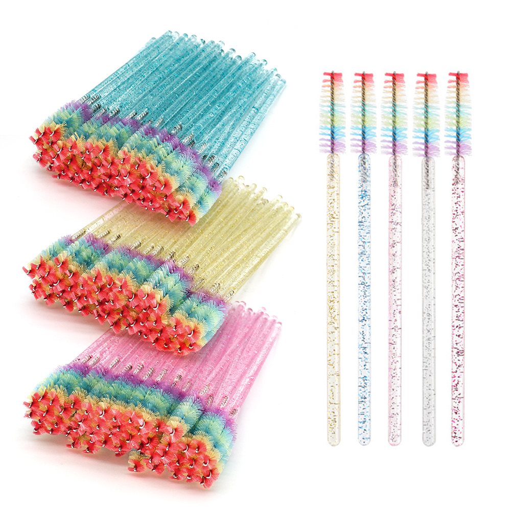 50PCS Rainbow Crystal Eyelash  - Eyelash Extension Jakarta 리뷰 및 가격