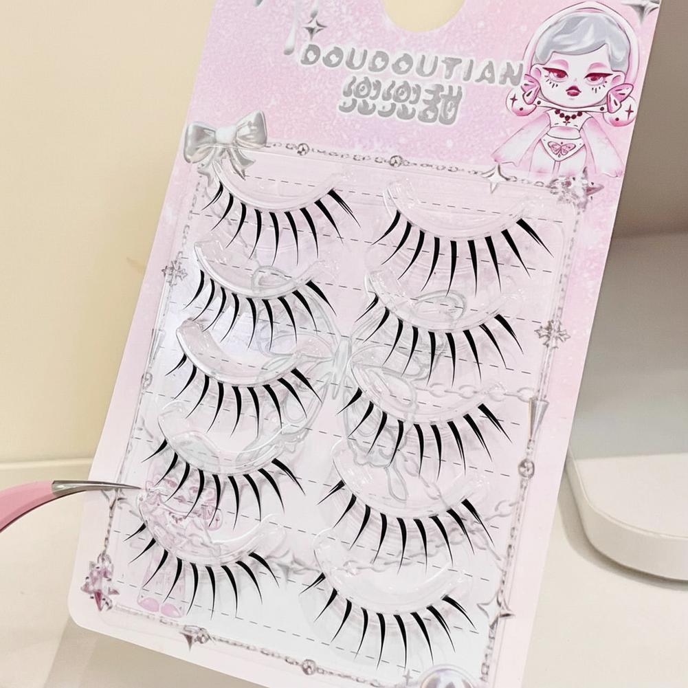 5 Pairs Natural False Eyelashe - Eyelash Extension Japanese Style 리뷰 및 가격