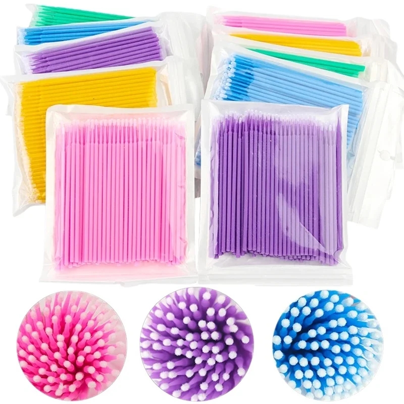 500/1000PCS Eyelashes Microbru - Eyelash Extension Cleaning 리뷰 및 가격
