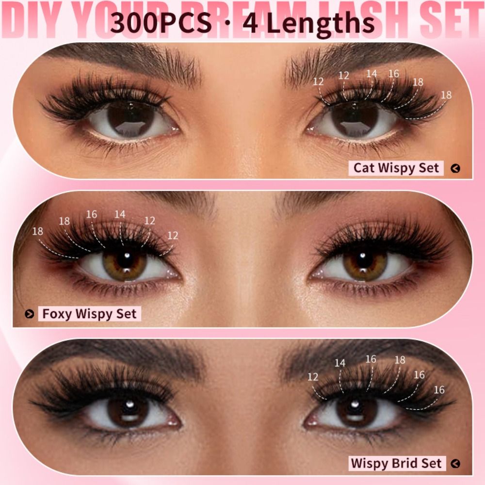 Natural Look False Eyelashes B - Eyelash Extension Look 리뷰 및 가격