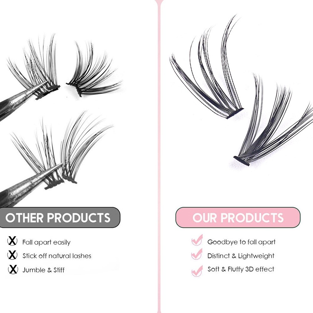 8-16mm Length False Eyelashes  - Eyelash Extension Look 리뷰 및 가격