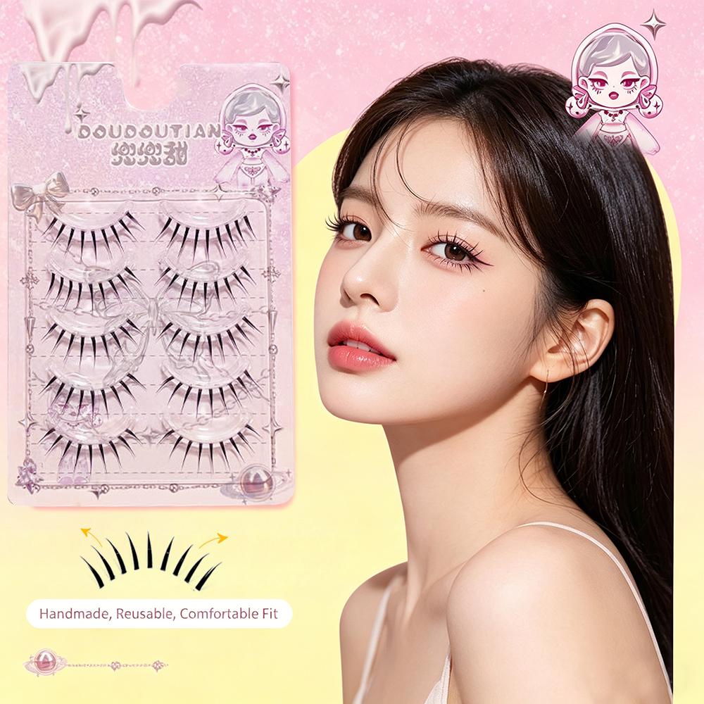 5 Pairs Natural False Eyelashe - Eyelash Extension Japanese Style 리뷰 및 가격
