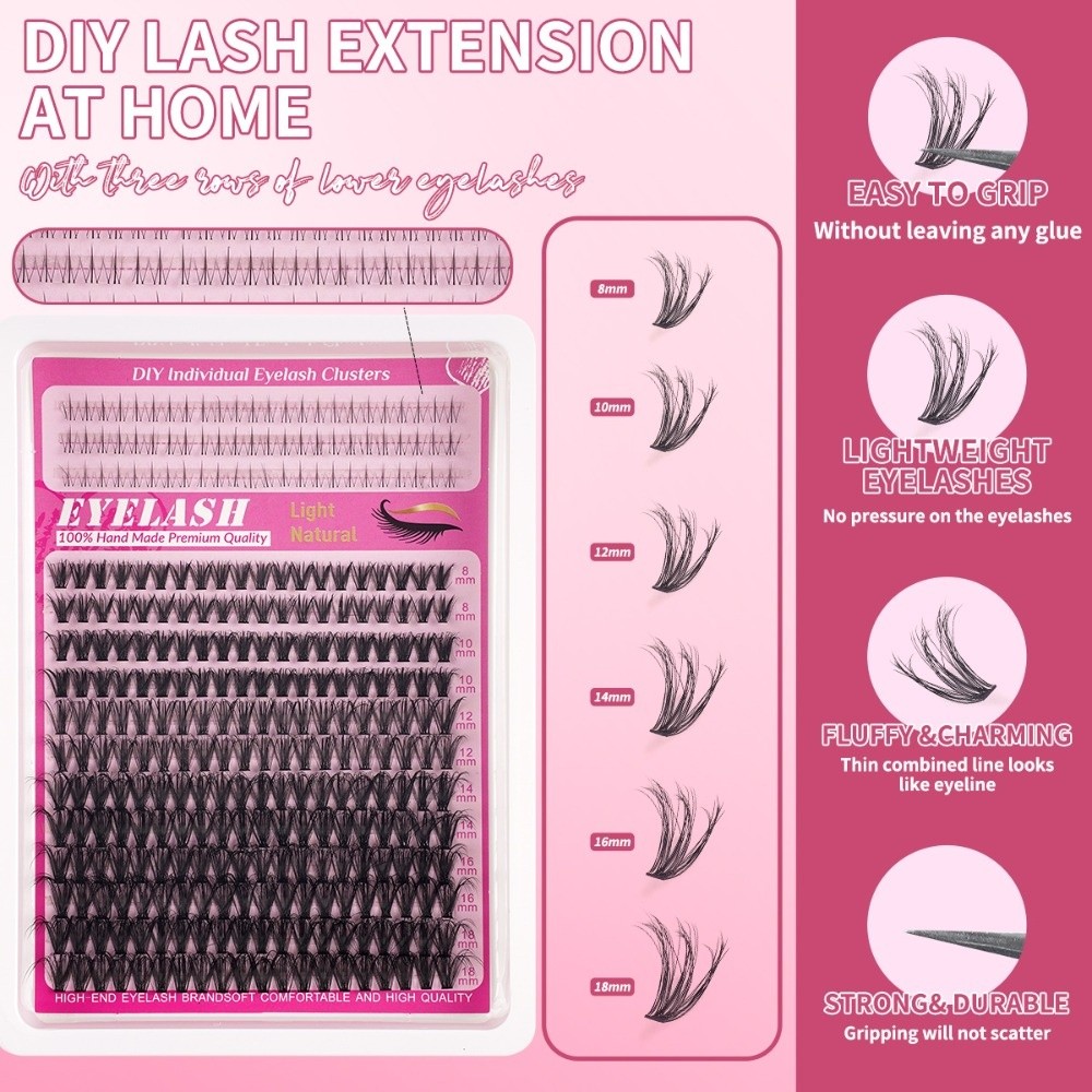 8-18mm Length False Eyelashes  - Eyelash Extension Look 리뷰 및 가격