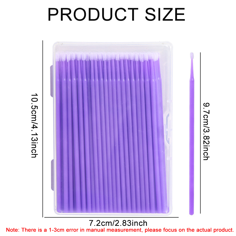 100/300pcs Eyelashes MicroBrus - Eyelash Extension Cleaning 리뷰 및 가격
