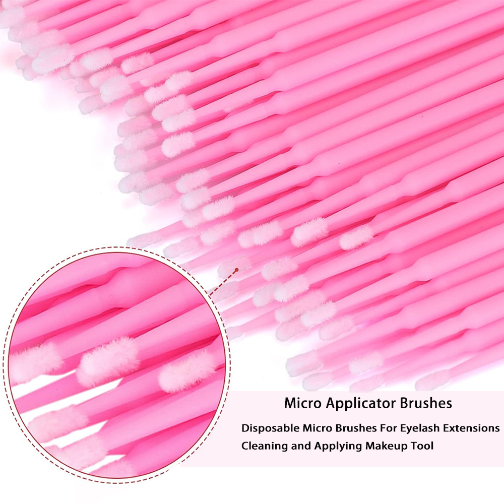 100/300pcs Eyelashes MicroBrus - Eyelash Extension Cleaning 리뷰 및 가격