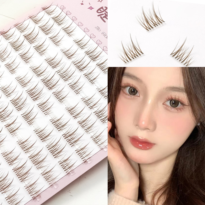 Sunflower Lashes Brown Manga F - Eyelash Extension Douyin 리뷰 및 가격