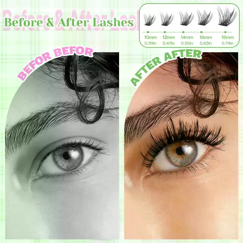 Natural Look False Eyelashes W - Eyelash Extension Look 리뷰 및 가격