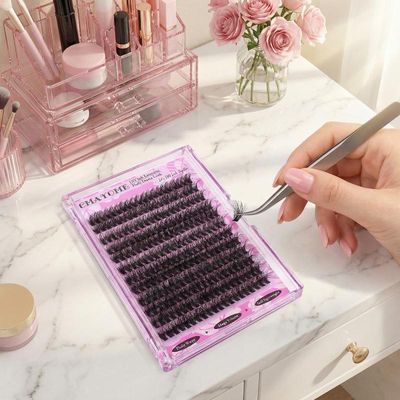 Wispy D Curl Cluster Lashes 14 - Eyelash Extension Volume 리뷰 및 가격
