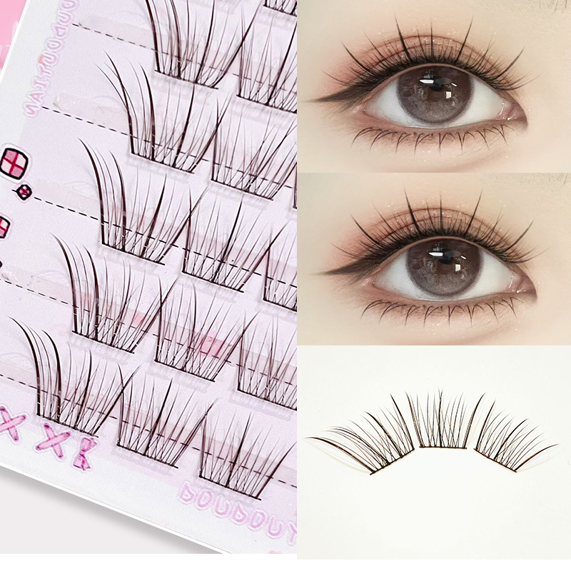 Doudoutian Light Makeup Eyelas - Eyelash Extension Douyin 리뷰 및 가격